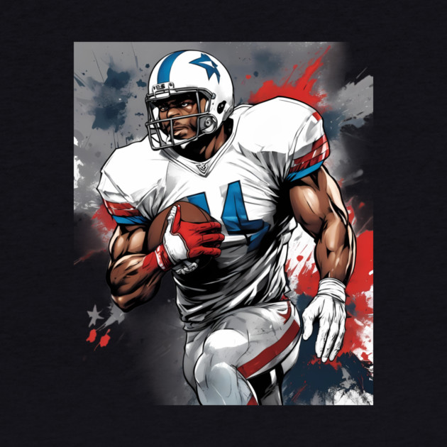 American Football Offensive Tackle by animegirlnft