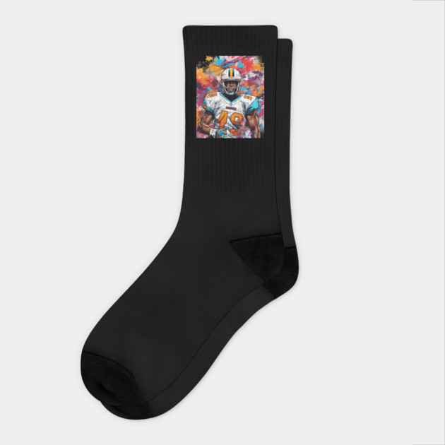 American Football Defensive Tackle Socks by animegirlnft
