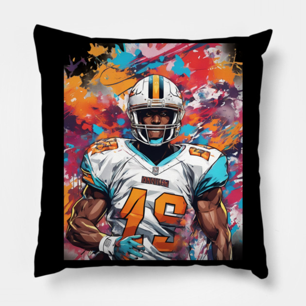 American Football Defensive Tackle Pillow by animegirlnft