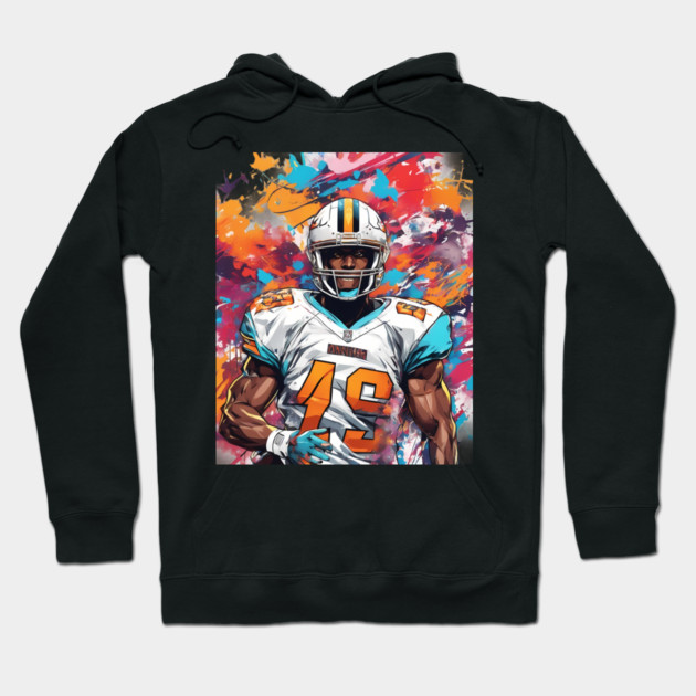 American Football Defensive Tackle Hoodie by animegirlnft
