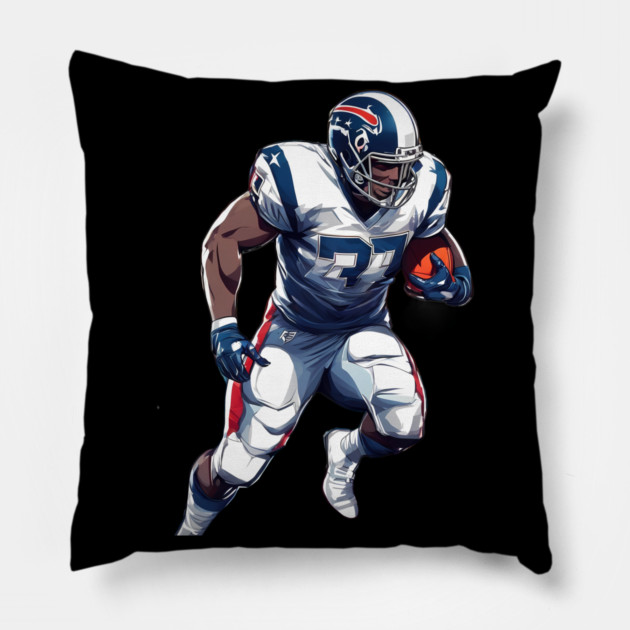 American Football Offensive End Pillow by animegirlnft
