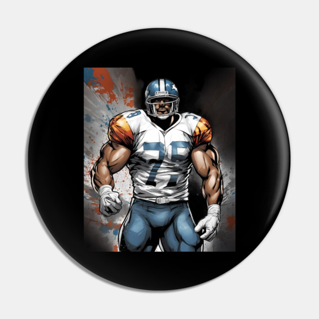 American Football Defensive End Pin by animegirlnft