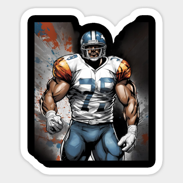 American Football Defensive End Sticker by animegirlnft