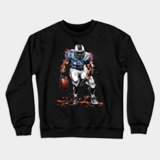 American Football Linebacker Crewneck Sweatshirt