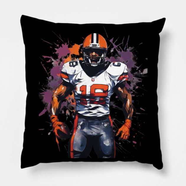 American Football Fullback Pillow by animegirlnft