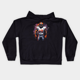 American Football Fullback Kids Hoodie
