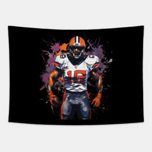 American Football Fullback Tapestry
