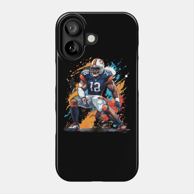 American Football Tight End Phone Case by animegirlnft