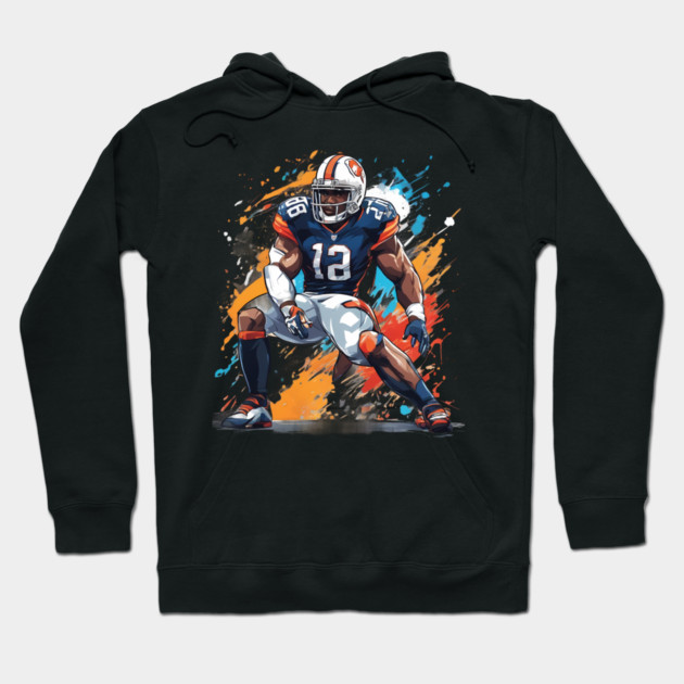 American Football Tight End Hoodie by animegirlnft