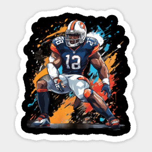 American Football Tight End Sticker
