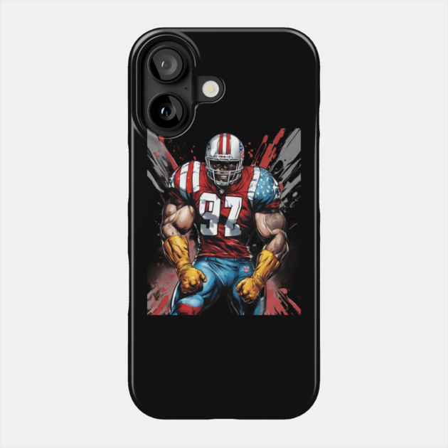 American Football Cornerback Phone Case by animegirlnft