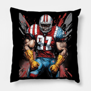 American Football Cornerback Pillow