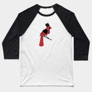 Literally Cardinal Copia Baseball T-Shirt