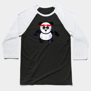 PANDA ACTION Baseball T-Shirt