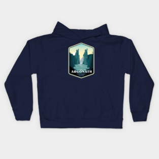 Gates of Argonath National Park Kids Hoodie