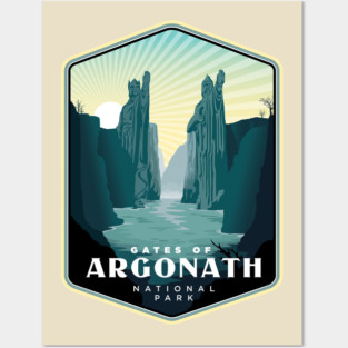 Gates of Argonath National Park Posters and Art
