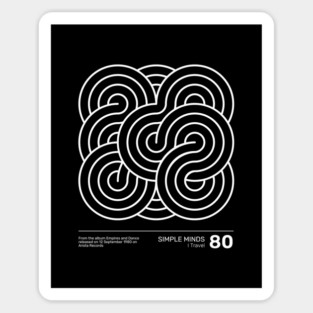Simple Minds I Travel Sticker