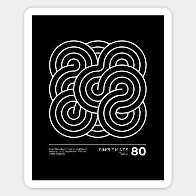 Simple Minds I Travel Magnet by Timeless Chaos