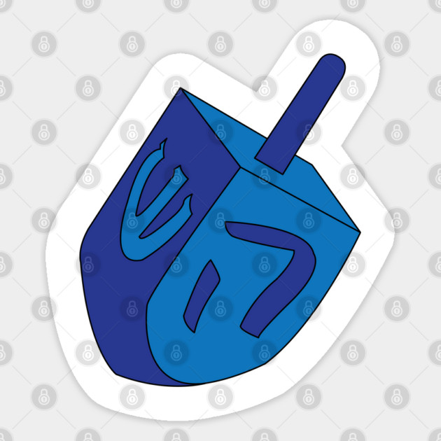 Dreidel Sticker by DickinsonDesign