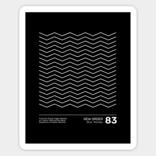 Blue Monday fanart Magnet