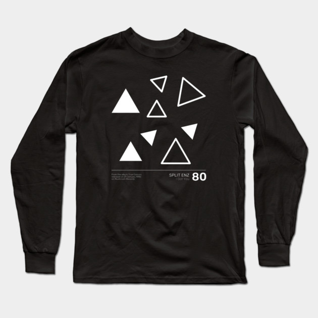 Split Enz I Got You Long Sleeve T-Shirt by Timeless Chaos