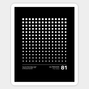 Ultravox The Voice Sticker