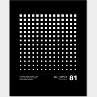 Ultravox The Voice Posters and Art