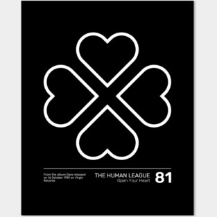 The Human League Open Your Heart Posters and Art