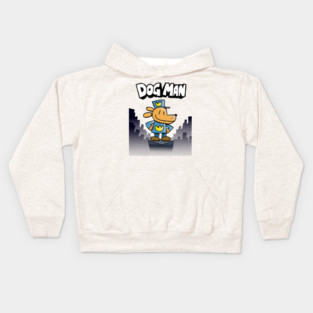 Dog Man Kids Hoodie