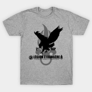 Copytec Legion &Eacute;trang&egrave;re Parachutistes French Foreign Legion T-Shirt #37585 - Beige, Large