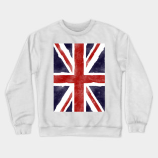 Union Jack Flag Crewneck Sweatshirt