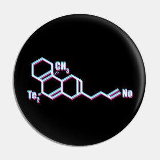 Techno Periodic Table Tshirt Pin