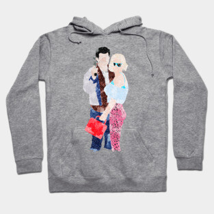 True Romance Clarence & Alabama watercolour Hoodie