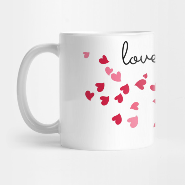 Love you, red and pink hearts by KJ PhotoWorks &amp; Design