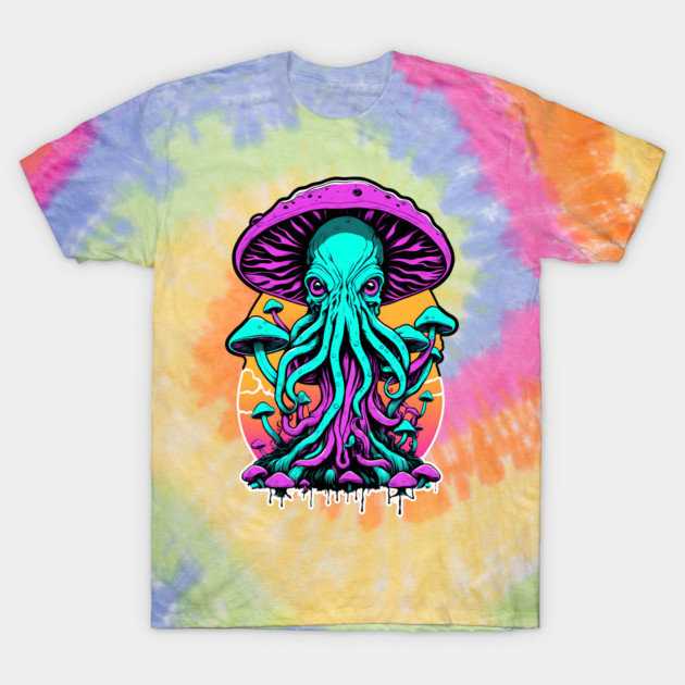 Cthulhu in Bloom Shirt T-Shirt by WolfMerrik
