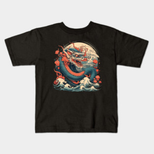 Japanese Dragon Kids T-Shirt