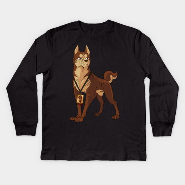 Riki (2023) Kids Long Sleeve T-Shirt by Silver Fang Network