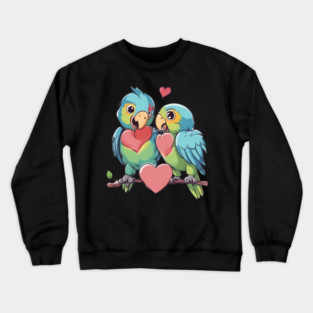 Colorful Bird Crewneck Sweatshirt