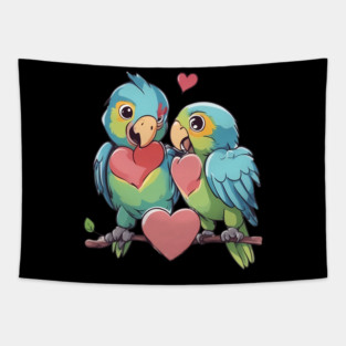 Colorful Bird Tapestry