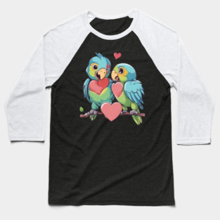 Colorful Bird Baseball T-Shirt