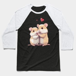Wild Hamster Baseball T-Shirt