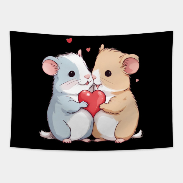 Cute Hamster Tapestry by animegirlnft