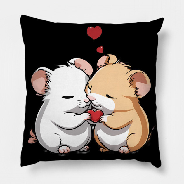 Dwarf Hamster Pillow by animegirlnft