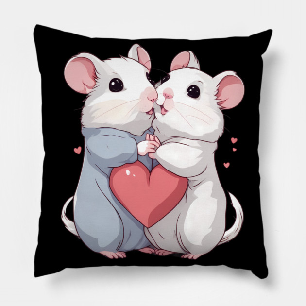 Hamster Lover Pillow by animegirlnft
