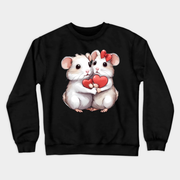 Baby Hamster Crewneck Sweatshirt by animegirlnft