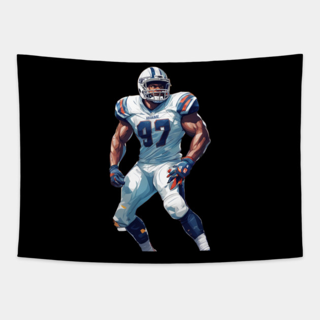 Blitz American Football Tapestry by animegirlnft