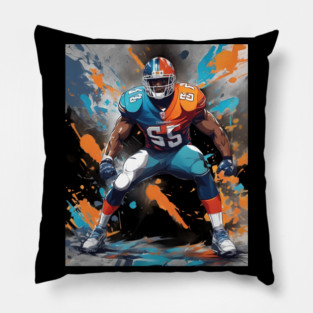 Huddle American Football Pillow