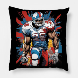 Interception American Football Pillow