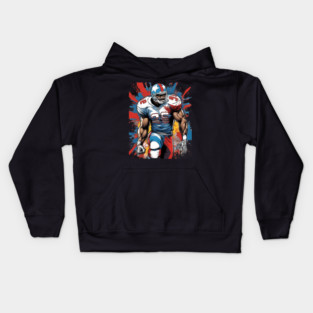 Interception American Football Kids Hoodie