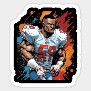 Sack American Football Sticker